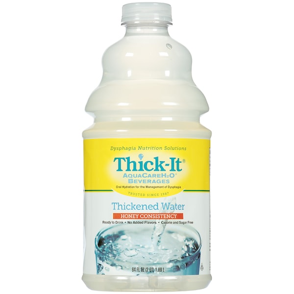 Carbohydrate & Thickened Water, Honey Consistency 64 fl. oz., PK4